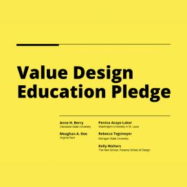 Value Design Education Pledge