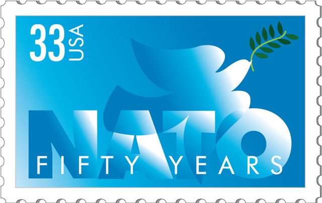 NATO Fifty-Year Anniversary stamp