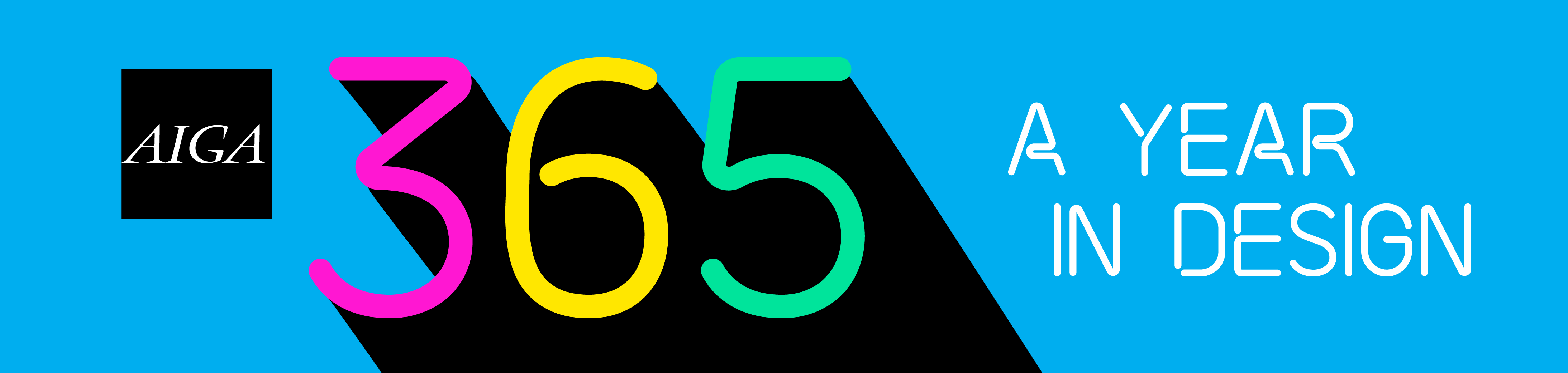 AIGA 365 Logo with text "365 A Year in Design"