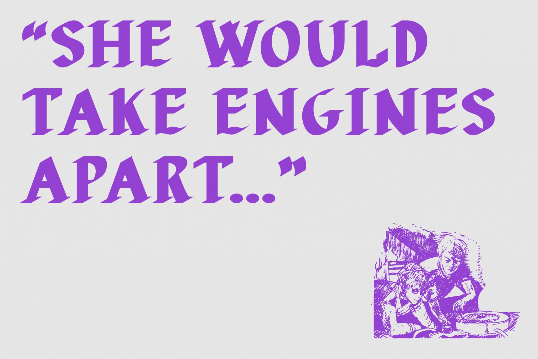 Women’s Car Repair Collective font. Courtesy Nat Pyper.