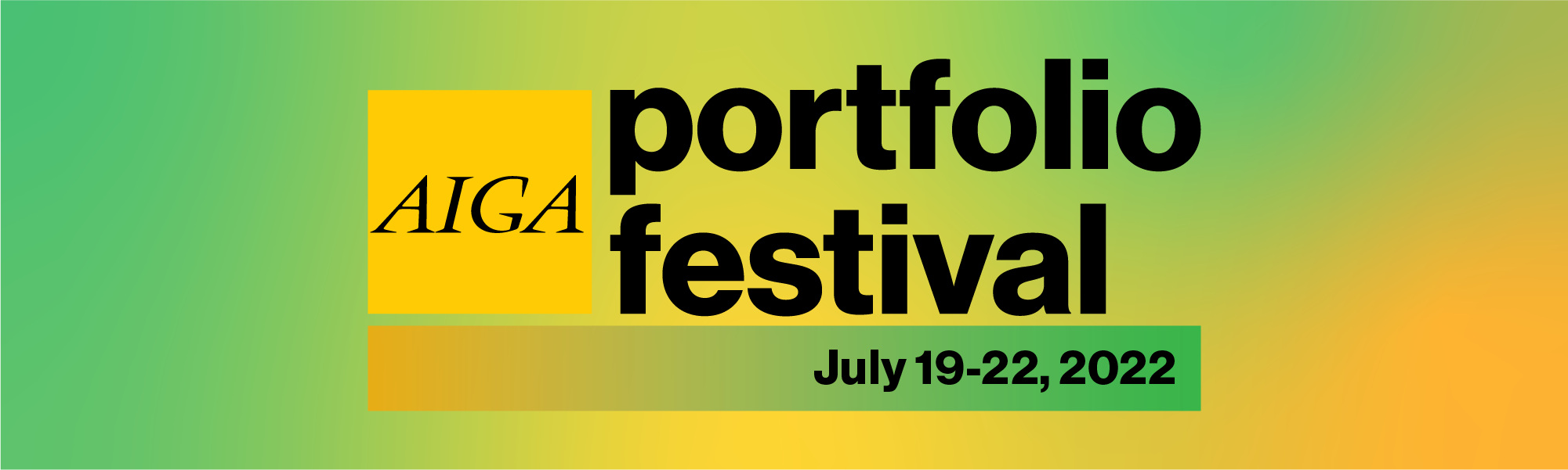AIGA Portfolio Festival Logo
