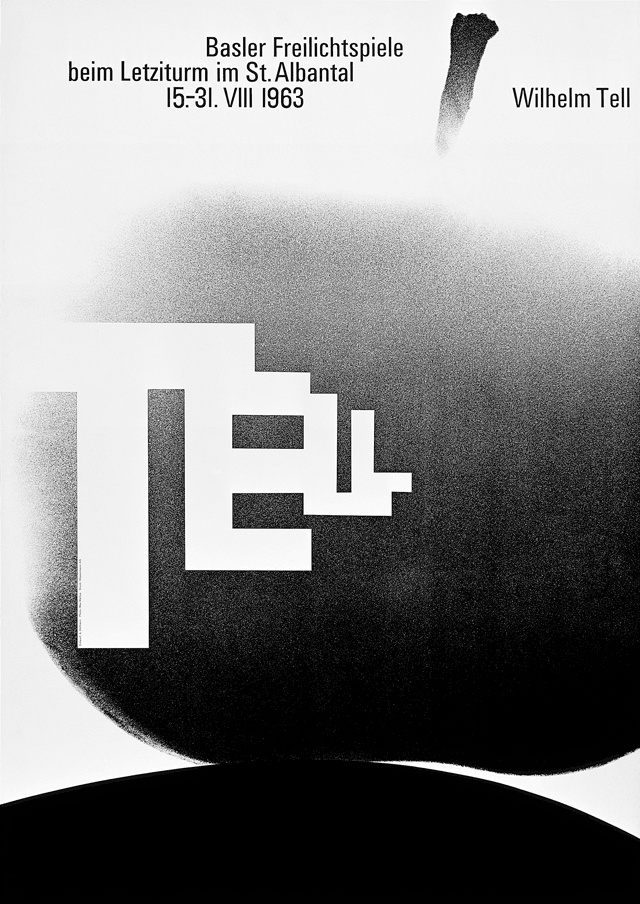 "Tell," poster, 1963. Designer: Armin Hofmann