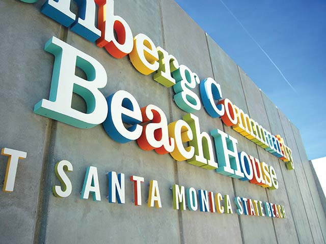 Annenberg Community Beach House signage