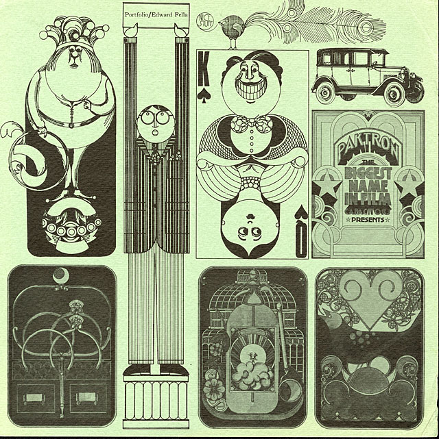 Illustration sample sheet, 1968.