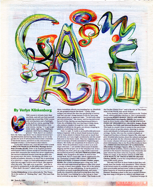 Lettering for New York Times book review