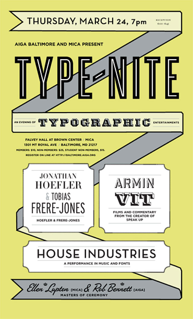 Type Nite poster, 2005
