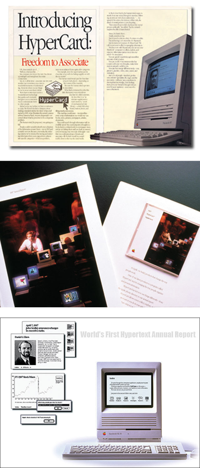 Apple HyperCard launch and annual report, 1987