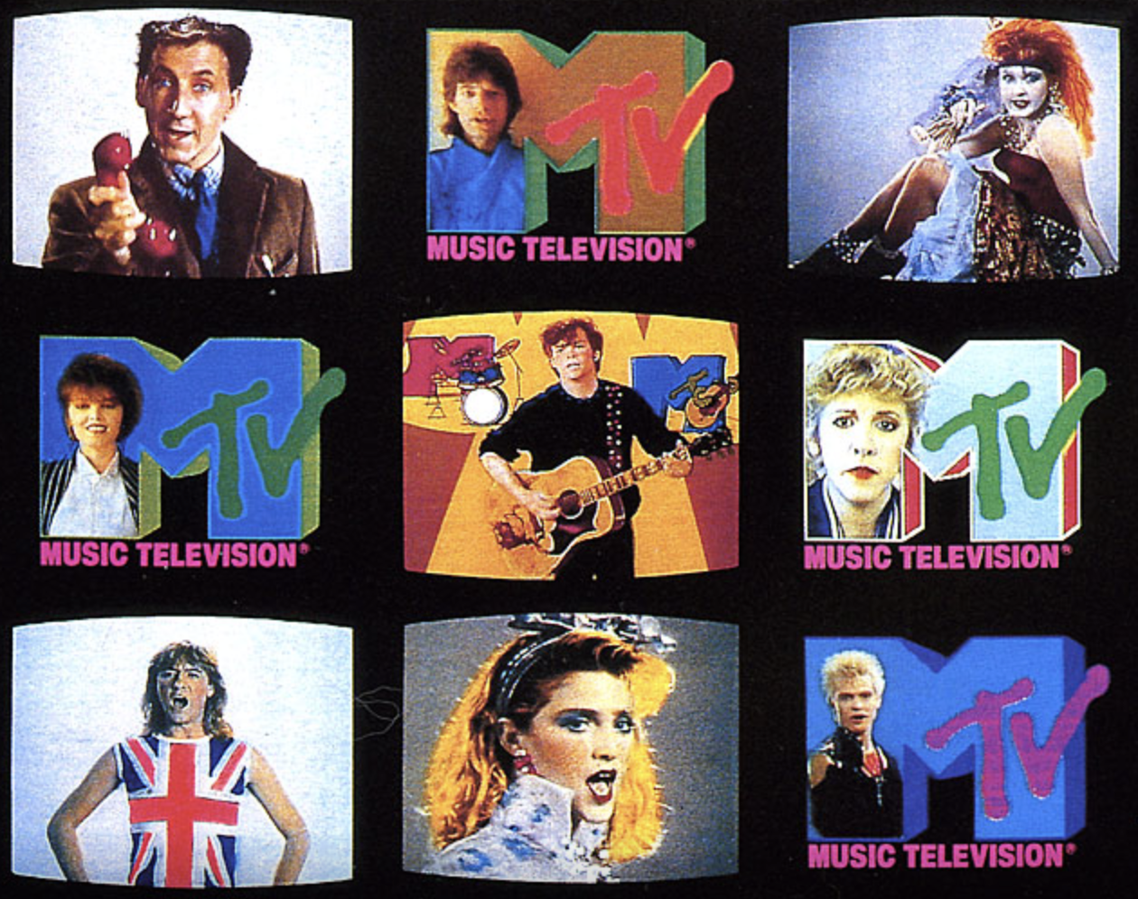 Panels from the famed I Want My MTV campaign that persuaded cable operators to carry MTV, 1982