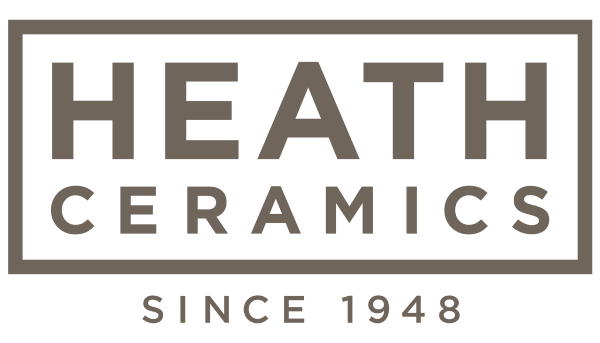 Heath Ceramics logo with the words "Heath Ceramics since 1948"