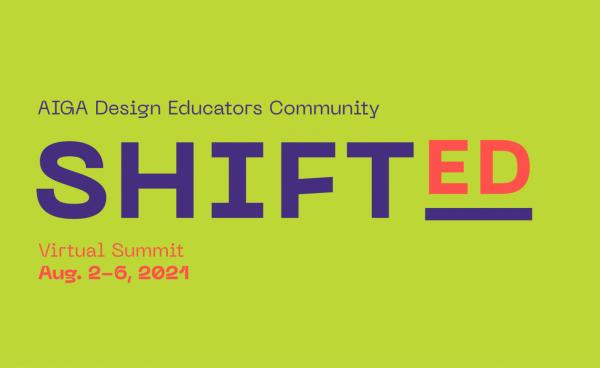 AIGA Design Educators Community SHIFTed Logo