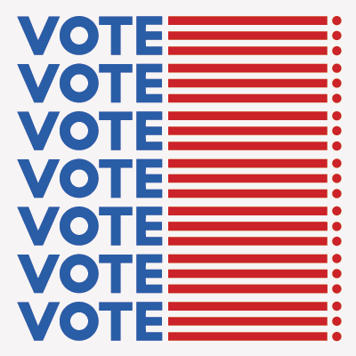 AIGA Get Out the Vote 2020 identity