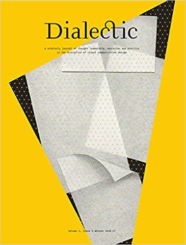 Dialectic Volume I, Issue I