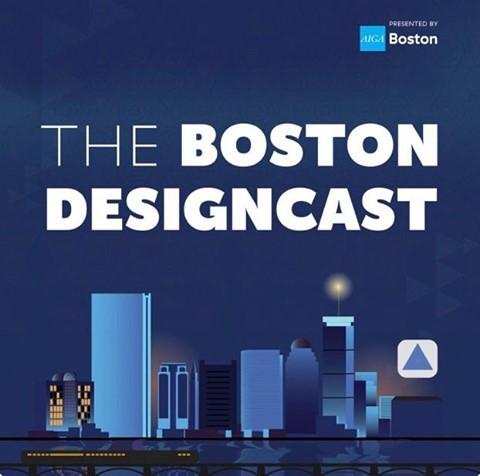 AIGA Boston podcast logo