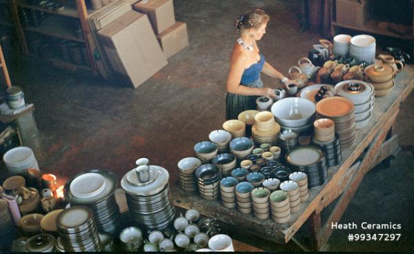 Heath Ceramics: The Making of a California Classic. Image courtesy of Heath Ceramics. Credit: Brian & Edith Heath Foundation/Environmental Design Archives, University of California, Berkeley.