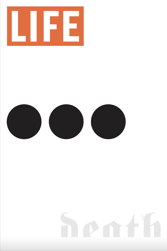 “Ellipsis (Life...Death)” poster for Punct’d limited edition silkscreen series, sponsored by Neenah Paper, 2004. Carin Goldberg