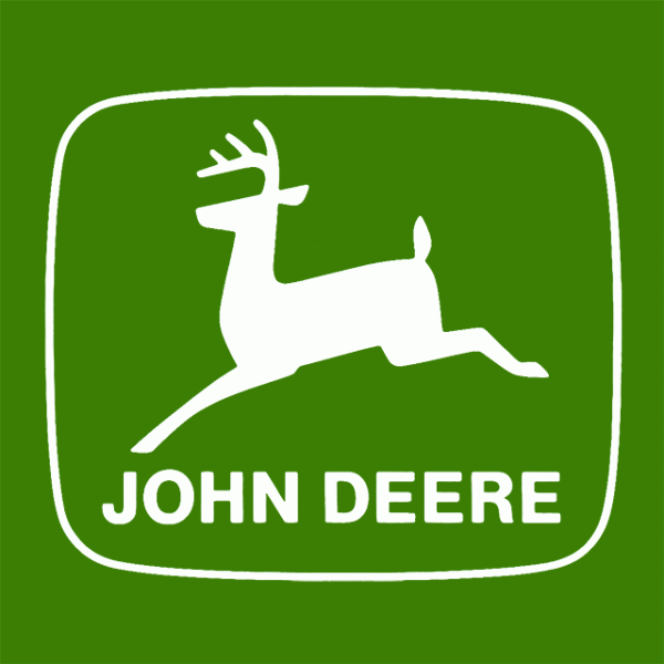 John Deere trademark designed by Robert Vogele
