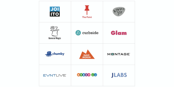 A selection of logos, designed for clients, courtesy of Susan Kare