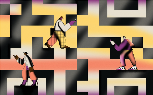 QR code illustration