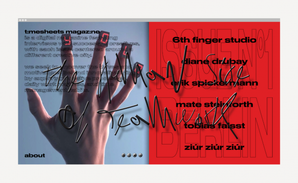 hand with writing